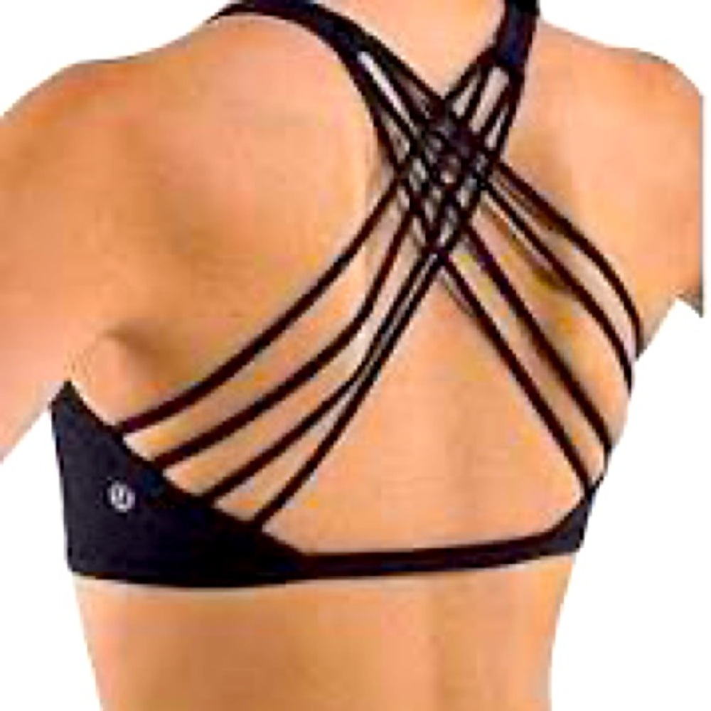 Lululemon Free to Be Wild Black Sports Bra